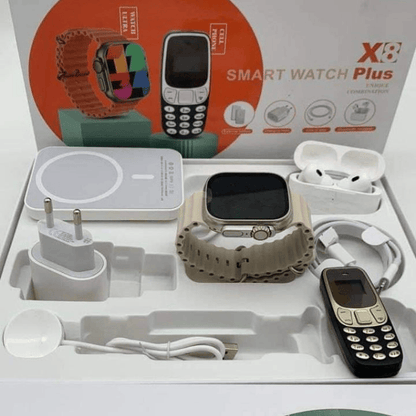 BabiShop225 montre connectée SmartWatch Série 8 Pack 5en1 Plus
