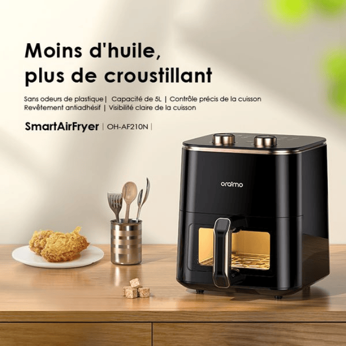 BabiShop225 Oraimo SmartAirFryer – Friteuse Air 1500W