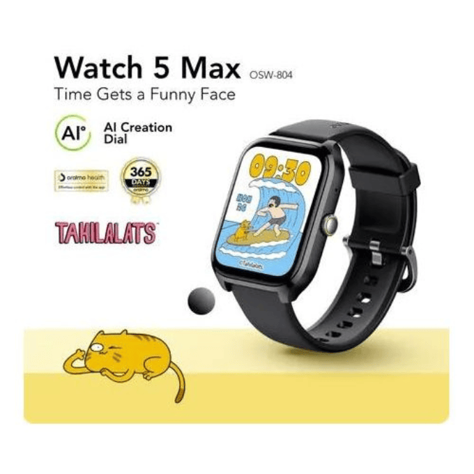 BabiShop225 Oraimo Watch 5 Max – Montre Connectée Intelligente