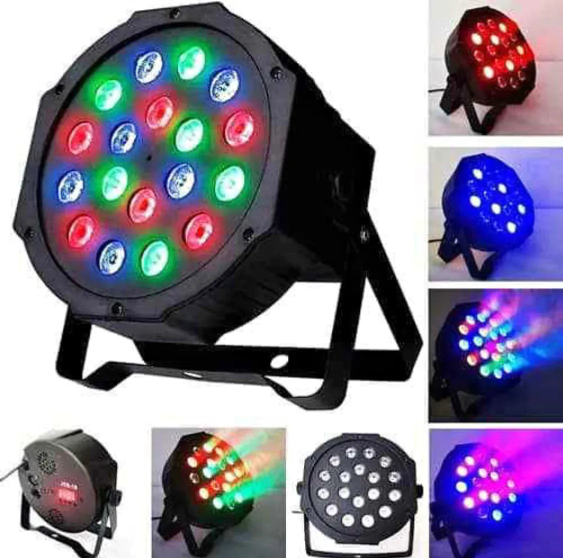 BabiShop225 Projecteur de jeux de lumiere Projecteur DMX UV 54W – Lumière de Fête Puissante