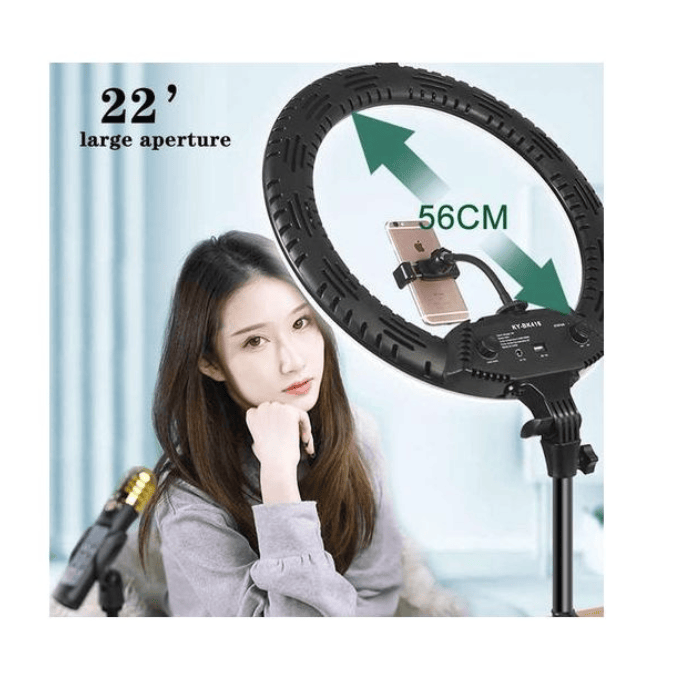 BabiShop225 Ring Light 22 Pouces Professionnelle avec Trépied Réglable