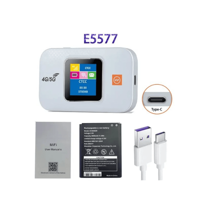 BabiShop225 Routeur 5G/4G LTE Portable – Haute Vitesse &amp; Multi-Utilisateurs