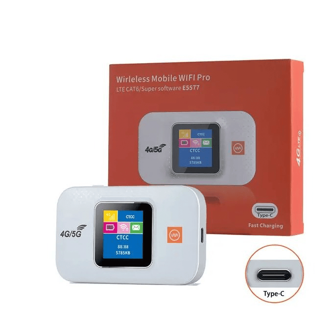BabiShop225 Routeur 5G/4G LTE Portable – Haute Vitesse &amp; Multi-Utilisateurs