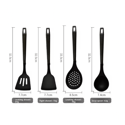BabiShop225 Ustensiles Cuisine 19 Pièces en Silicone – Non Toxique &amp; Antiadhésif