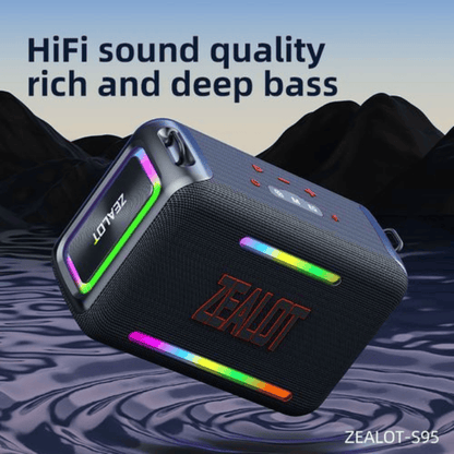 BabiShop225 ZEALOT S95 — Enceinte Bluetooth 120W Waterproof